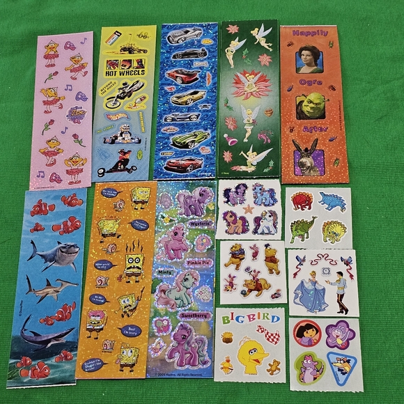 SL6:  Sandylion Character Sticker Lot-14 Pieces-My Little Pony Sesame Street etc - Picture 16 of 16